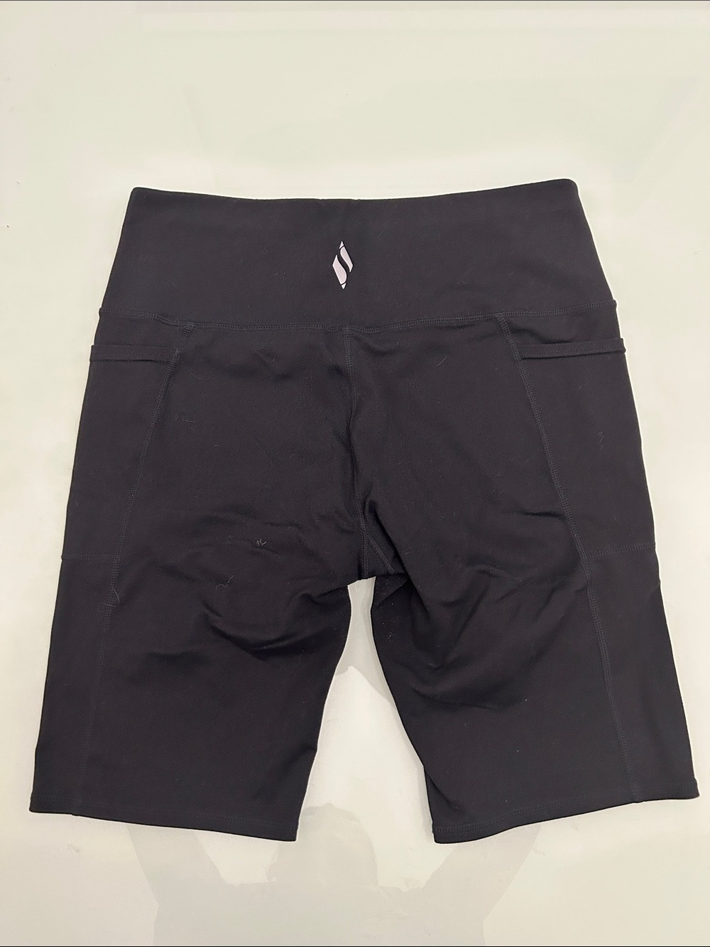 Skechers GO WALK Black High-Waisted Bike Shorts Sm